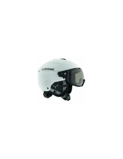 Casque De Ski Neuf Cébé Element Visor Matt White Black 2 Verres