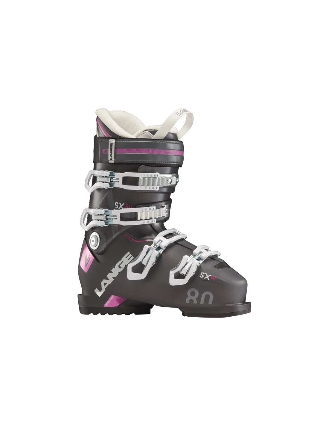 Chaussures De Ski Neuves Lange SX 80 W Purple 2019 Taille 26.5 Mondopoint