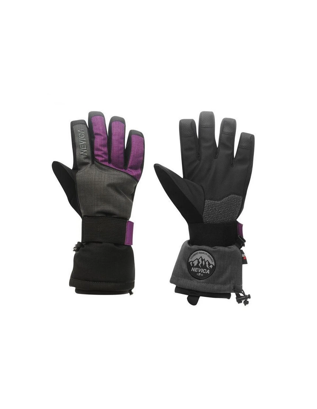 Gants De Ski Femme Nevica Boost Glove Black Purple Taille L