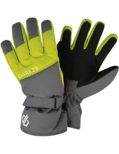 Gants De Ski Junior Neufs Dare 2B Mischievous Alu Citron