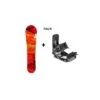 Pack Snowboard Neuf Monkey Taille 150cm + Fix Adulte Réglable