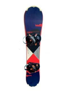 Pack Snowboard Test Head Flocka Bleu Rouge + Fix Réglable Taille 154cm